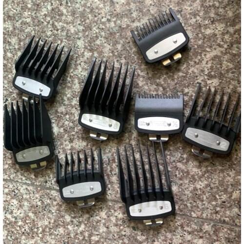 8Pieces Lot Limit Comb For Wahl hair clipper 1919/8148/8504/8591 Metal Clip Set Clipper Guard Brand New