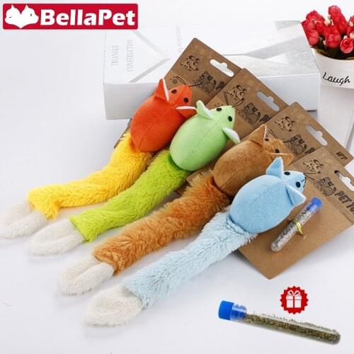 Catnip Toys for Cats Mice Cat Toy Mouse Interactive Pet Product Happynip Toy for Cats Plush Kitten Toys Cat Accessories