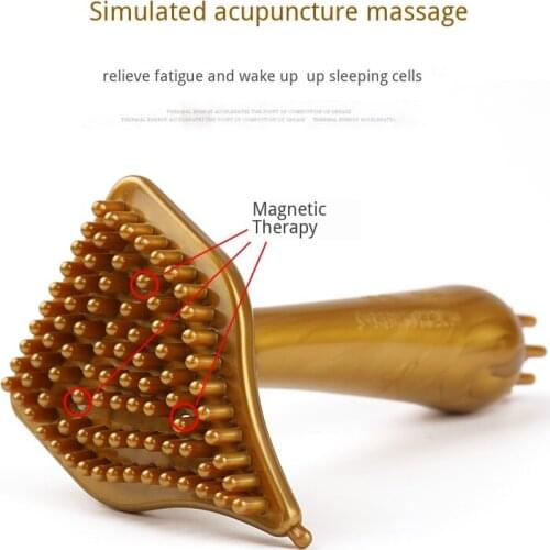 Cellulite Massager Brush Weight loss Scraping Instrument Magnetic Therapy Dredge Meridian Guasha Instrument Body Leg back relax