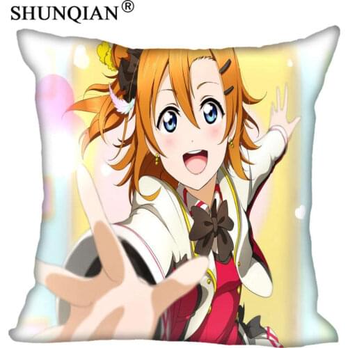 Love live school idol project Pillowcase Square Zippered Home Decorative Pillow Cover Wedding Custom Gift For Two Sides Printed