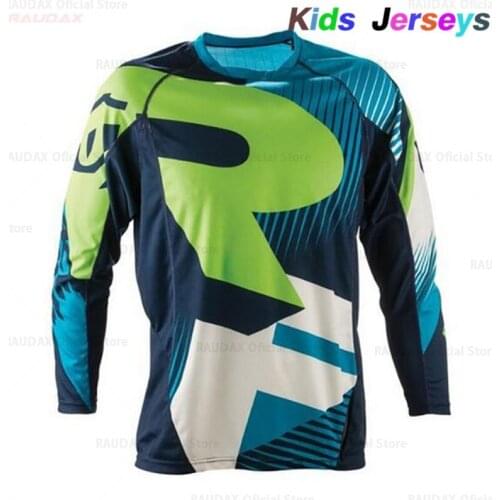 2021 New Kids Quick Dry Motocross Jersey Shirt MX Motorcycle Clothing Ropa for Boys MTB T-Shirts mountain bike sports team