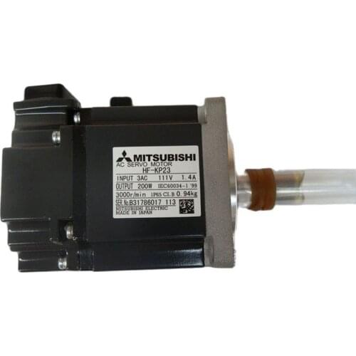 Brand New and Original Mitsubishi Electric HF-KP23 AC Servo Motor HFKP23BJW04S6 3000RPM 111V 1.4A