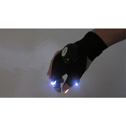 Led gloves illumination gloves Luminous gloves Multifunction flashlight gloves