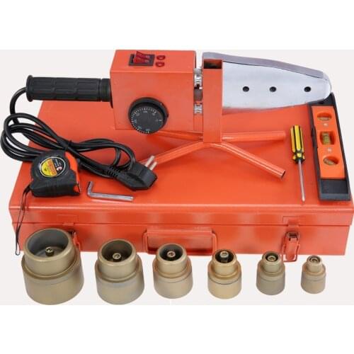 1500W AC220V 20-63mm 2" PPR PVC PB PE Water Pipe Dual Temperature Control Heat Weld Melt Machine Socket Fusion Welder Set