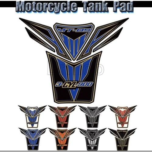Motorcycle Tank Pad Protector Waterproof Sticker Motocross Gas Fuel Tankpad Decal Case For Yamaha MT09 MT-09