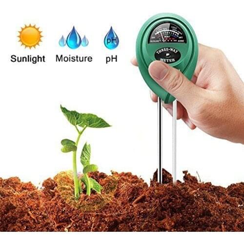 3 in 1 Soil Water Moisture Light PH Meter Tester Digital Analyzer Test Detector for Plant Flower Hydroponic Garden Detector