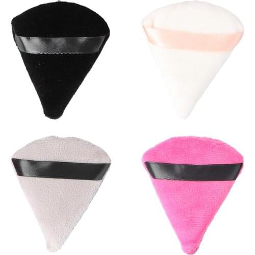 6pcs Makeup Powder Puff Makeup Sponge Triangle Cotton Dry Powder Puff Sector High Density Crystal Cotton Makeup Tool for Women