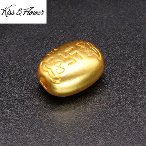 KISS&FLOWER AC70 2021Fine DIY Jewelry Making Accessories Findings Fittings Bracelet Necklace Looses Vintage JiXing Spacer Beads