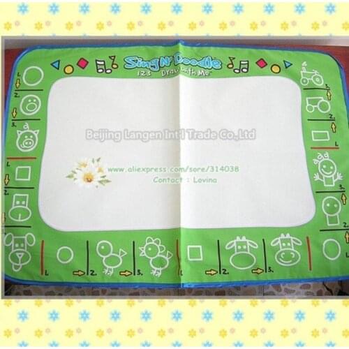 Freeship Big size 80*56 &75*75cm American Aquadoodle Doodle Mat&1 Magic Pen