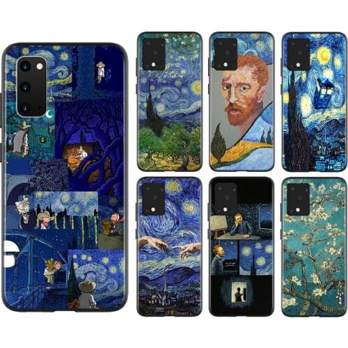 Van Gogh Starry Night For Samsung Galaxy A01 A11 A12 A21 A21S A31 A41 A42 A51 A71 A32 A52 A72 A02S UW Phone Case