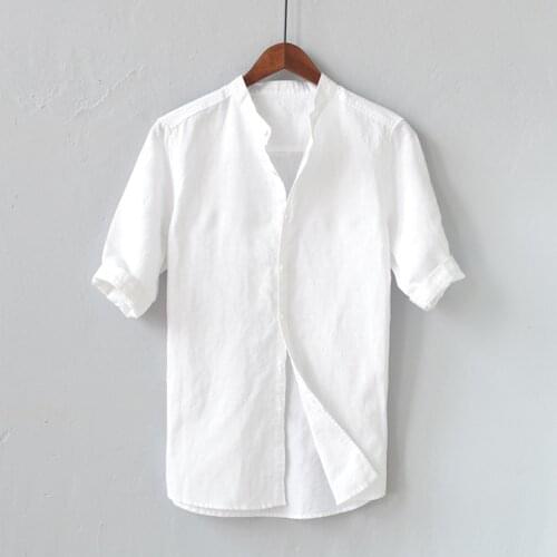 Feitong Mens Linen Shirts