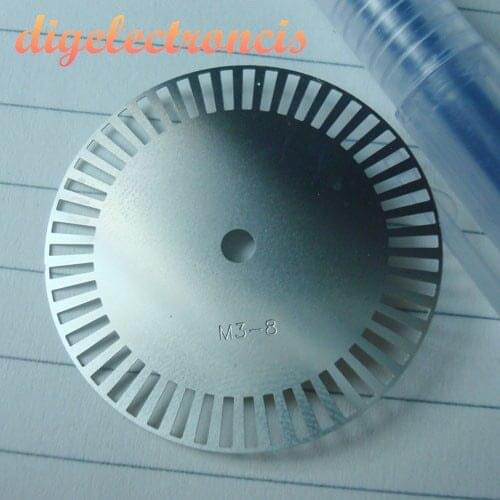 Photoelectric Encoder Inverter Speed Code Dial M3-8 50 Grid Meter Wheel Robot Speed Measuring Disc Encoder competition Smart Car
