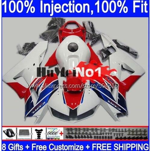Injection For HONDA CBR600RR CBR 600RR 600 RR white red 2013 2014 2015 2016 2017 108MC. 13 CBR600 RR F5 13 14 15 16 17 Fairing