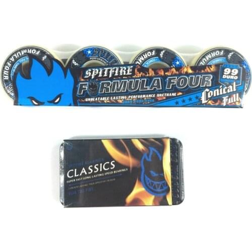 Skateboard Wheel 53*32mm bule Polyurethane High Resilience Professional bearing Wheels Spitfire 99D Hardness Wheel Formula