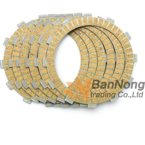 6pcs high quality Motorcycle Clutch Plates Disc Set For Honda CB400 92-98year VTEC 99-15 year