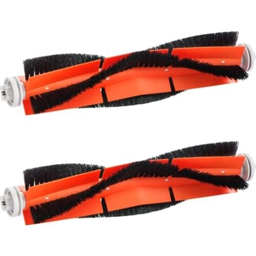 2Pcs Detachable Main Orange Brush Centre Turbo Roller for Dreame D9 Robotic Vacuum Sweeper Mopping Cleaner Accessories Parts