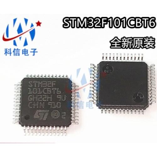 Xinyuan STM32F101CBT6 STM32F101 32F101 STM32F101C8T6 QFP48 IC MCU 32BIT 128KB FLASH 48LQFP