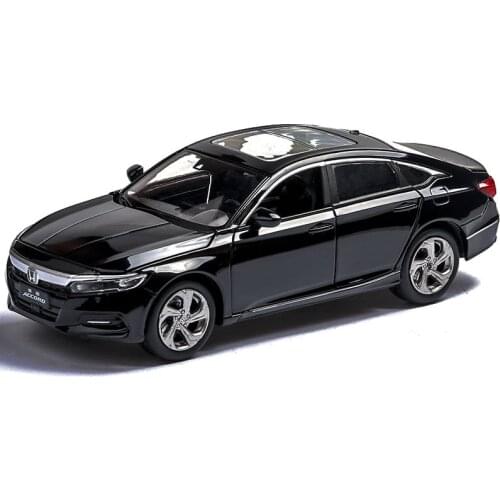 Boxed) Honda Accord Car Model Alloy Simulation Car Model Acousto-Optic Pull Back Car Car Decoration Perfume Seat