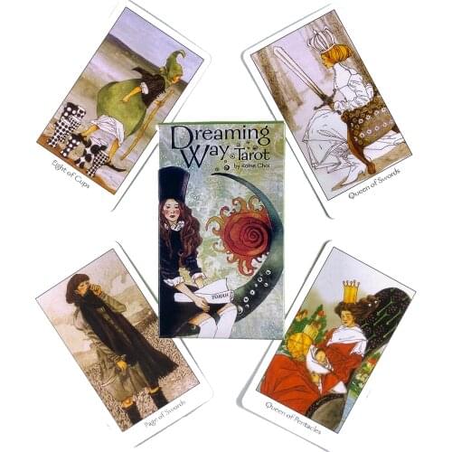 Dreaming Way Tarot Deck Leisure Party Table Game High Quality Fortune-telling Prophecy Oracle Cards With Guide Book