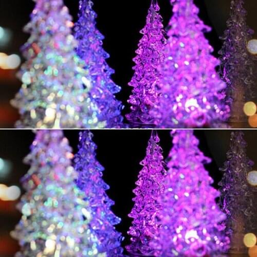 Night Light Desk Lamp LED Neon Glowing Christmas Tree Battery Operated for Christmas Gift Home New Year Wedding Decor