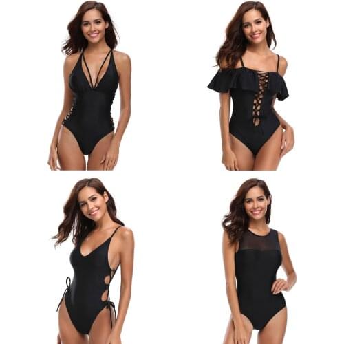 Obssky Women's One-piece Swimwear