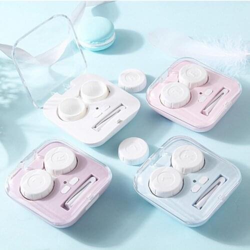 Practical Contact Lenses Cleaner Ultrasonic Removing Dust Portable Automatic Electric Contact Lenses Cleaning Box for Home