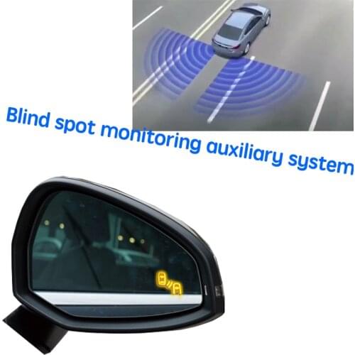 Car BSD BSM BSA Blind Area Spot Warning Drive Mirror Rear Radar Detection System For Audi A5 8W6 2016~2020