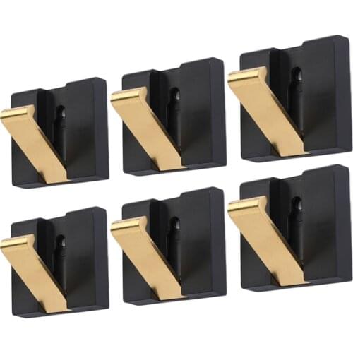 Foldable Coat Rack Black Hallway Hat Hook Hanger Bedroom Door Wall-Mounting Hook Corner Room Kitchen Toilet Wall Brack Hook
