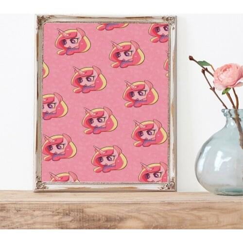 Modern unicorn Wall Art Canvas Poster Print Nordic Style Paintings For Living Room Wall Laminas Decorativas Pared Cuadros