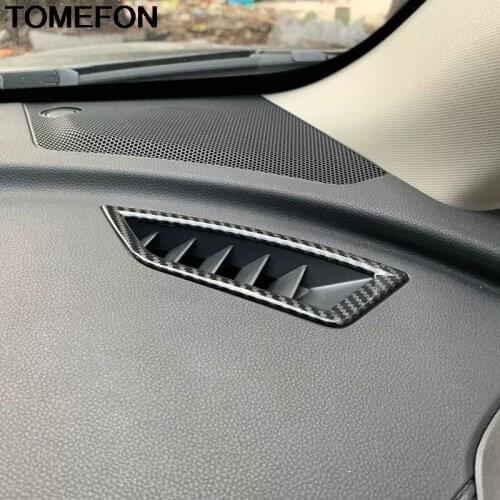 TOMEFON For Subaru Forester SK 2018 2019 2020 Front Upper Air Condition AC Vent Outlet Frame Cover Trim Interior Accessories ABS