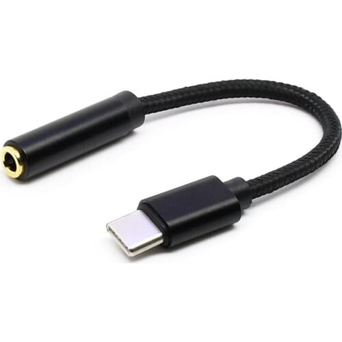 USB3.1 Type C to 3.5mm Headphone jack AUX cable Adapter for mobile phone tablet Huawei P30 pro Xiaomi Mi 9 8 se Oneplus 7 pro