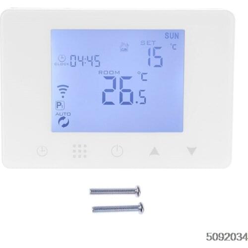 WiFi Room Thermostat Gas Boiler Wall-mounted Heating Wireless Remote Temperature Controller for Alexa Google Home 110V 220V