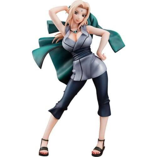 Japan Anime Figures Konoha Senju Tsunade 20Cm Hand-Made Decoration Toy Collectibles Model Ornaments Anime Toys Gift
