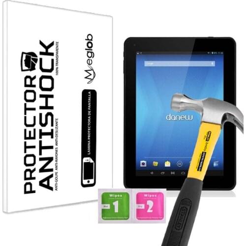 Screen protector Anti-Shock Anti-scratch Anti-Shatter compatible with Tablet Danew Dslide 801
