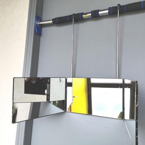 Mirror Realistic Reflection Easy to Store ABS 360-degree Tri-fold Mirror for Gift Makeup tool accessories Makeup Mirror