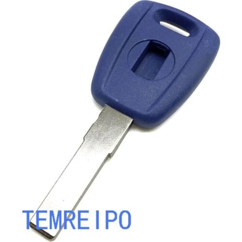 20pcs/lot Transponder key for Fiat keyless entry key shell car chip key case with sticker