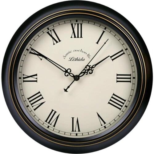 Large Retro Silent Wall Clock Living Room Shabby Chic Creative Nordic Wall Watches Home Decor Relogio De Parede Gift Ideas FZ646