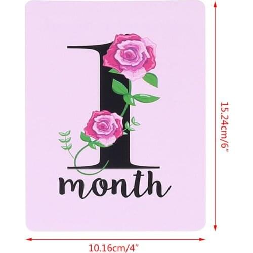 Baby Milestone Photo Cards - Set of 12 Photo Cards To Capture Your Babys First Year Memorable Moments D5QA
