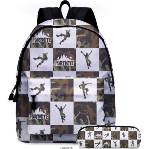 Child FORTNITE School Bags Backpacks FORTNITE Kids Bags Big Capacity Travel Bag Teenagers SchoolBag Girls Boys Rucksacks Mochila