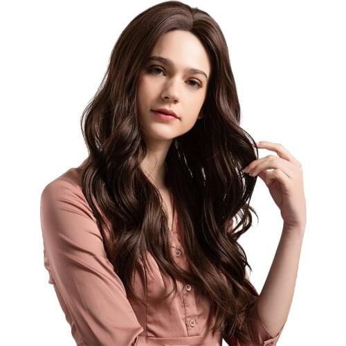 Women Long Loose Wave Curly Wavy Hair Full Wigs Cosplay Party Synthetic Wig