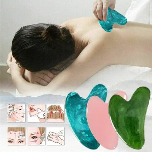 Gua Sha Facial Full Body Massage Natural Resin Board Scraping Massage Tool 1 Pcs