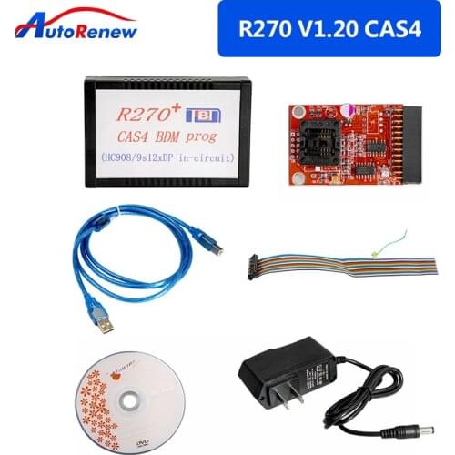 Good Quality OBD2 Diagnostic Tool R270+ V1.20 BDM Programmer For BMW CAS4 Professional AK90 Auto Key Programmer FOR BMW EWS