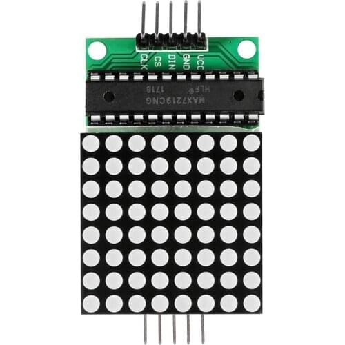 MAX7219 Dot Matrix Display Module Single-Chip Control LED Module DIY Kit for Arduino with 5pin Line