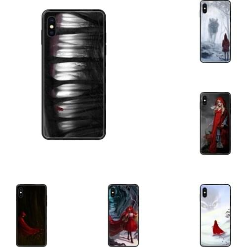 For Huawei Honor Play V10 View Mate 10 20 20X 30 Lite Pro Y3 Y5 Y9 Nova 3 3i Pro Black Soft TPU Accessories Case Little Red