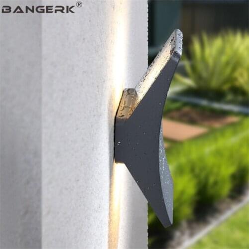 Outdoor Wall Lamp Decor IP65 Waterproof LED Porch Lights 12W Modern Wall Sconce Lamps Garden Courtyard Aluminium Decor Lighting