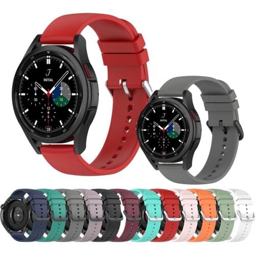 20mm 22mm Sport Wristband Strap for Samsung Galaxy 4 40mm 44mm Smart Watch Band For Galaxy Watch 4 Classic 42mm 46mm Bracelet