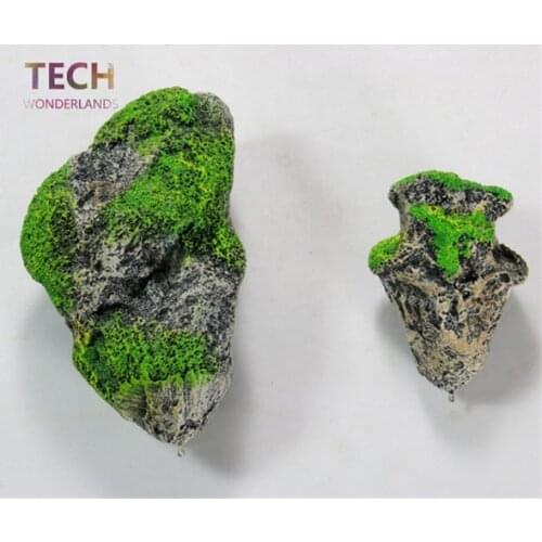 Aquarium decorations & ornaments resin crafts avatar flying stone floating rock fish tank artificial pumice stone