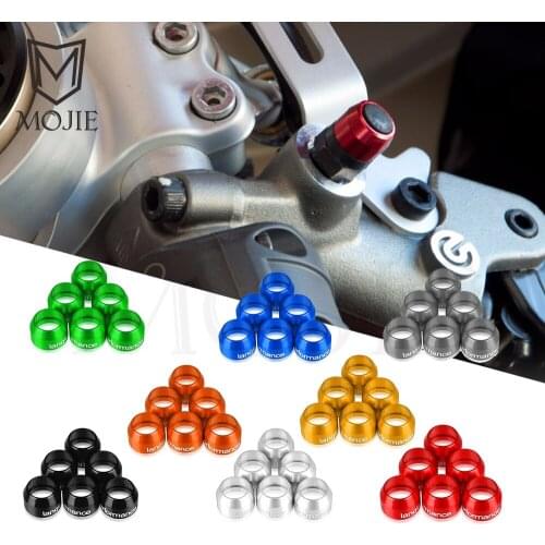 Motorcycle Universal Billet Bleed Valve Cover Kit For YAMAHA FAZER 16 600 700 1000 FZ6R FZ6 YBR 125 250 FJR1300 XJ6 DIVERSION