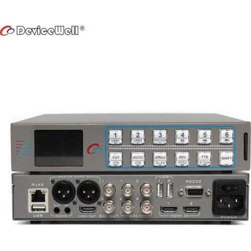 DeviceWell HDS7103 All Sixe Videos SDI Video Mixer Switcher