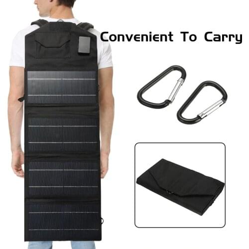 20/50W Waterproof Solar Panels Folding Sun Power Solar Cells Charger USB Output Devices Portable for phone Outdoor Camping Car